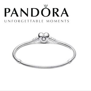 Heart Clasp Snake Chain Bracelet